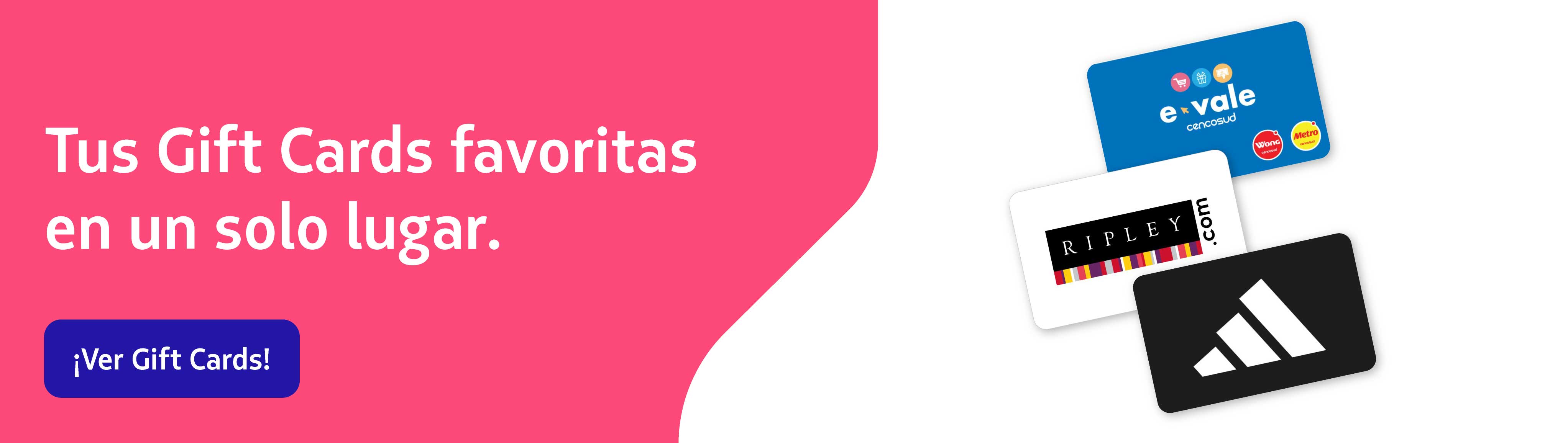 Lo nuevo en Gift Card