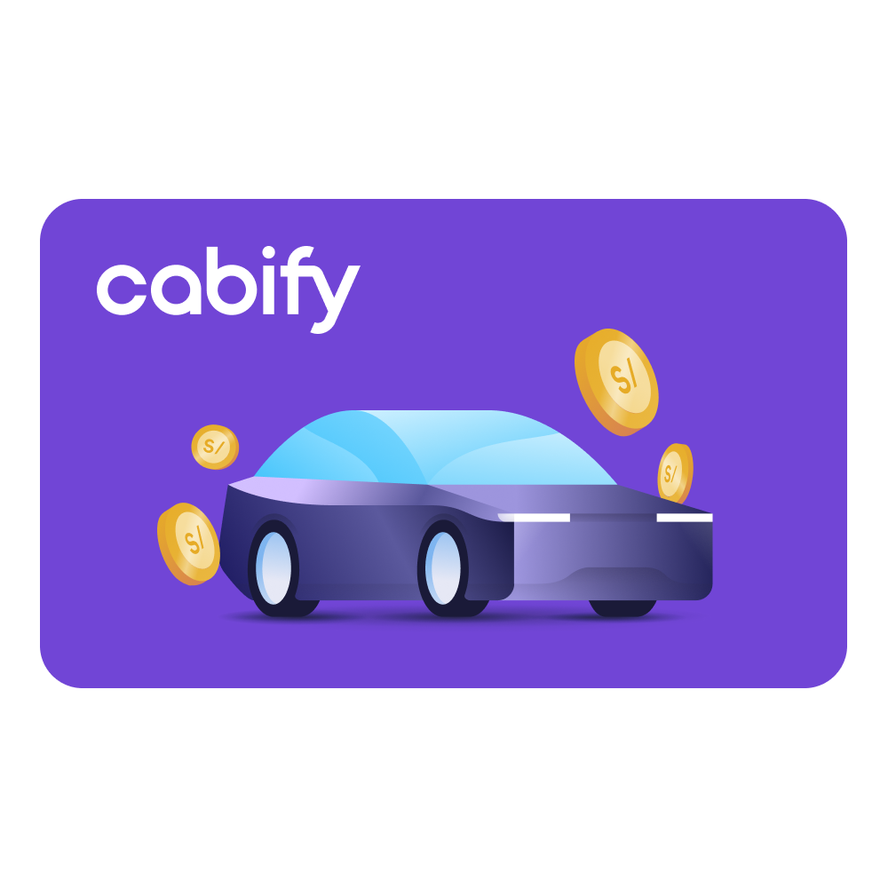 Saldo en Cabify - S/50 PEN