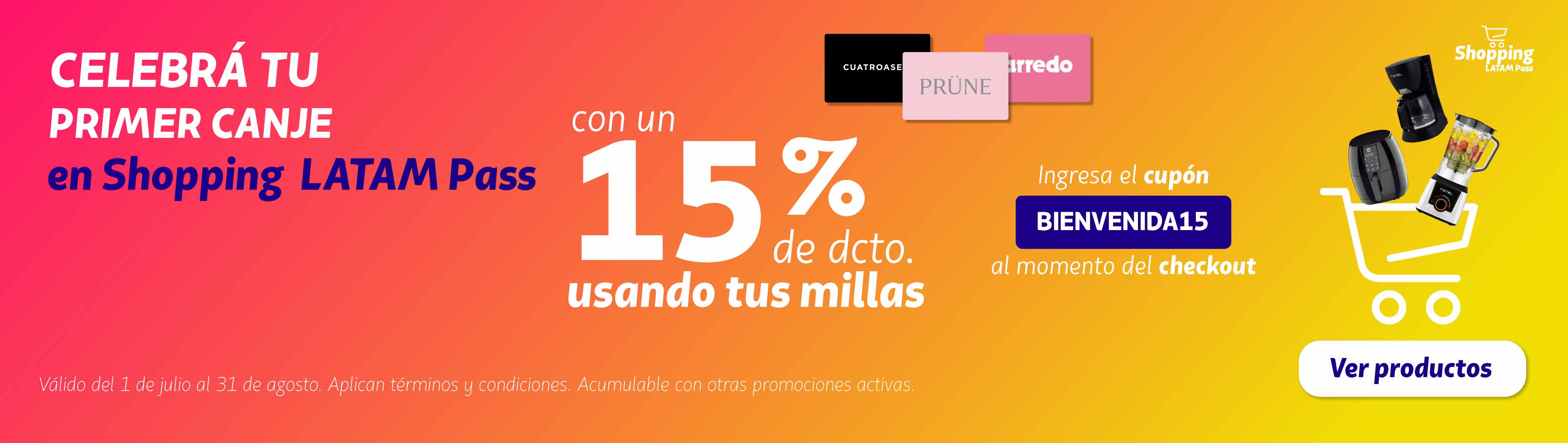 Cupom Bienvenida