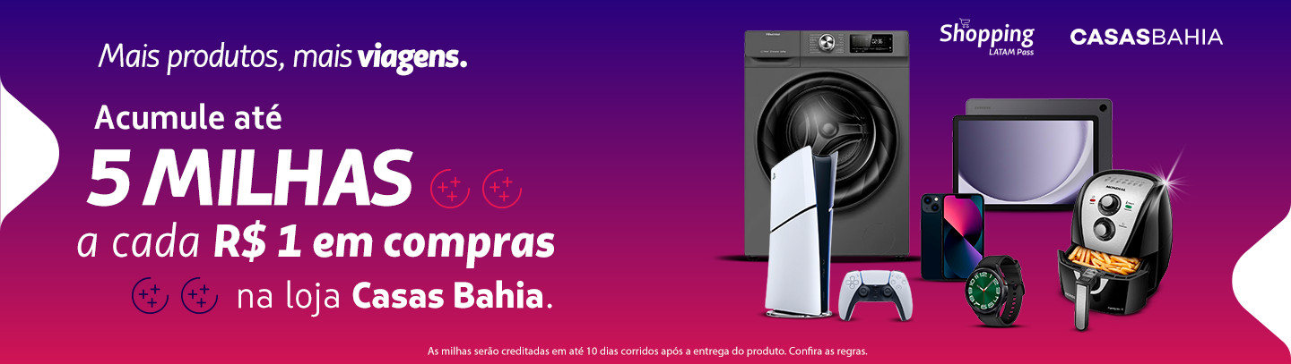 Ganhe até 5x1 - Casas Bahia