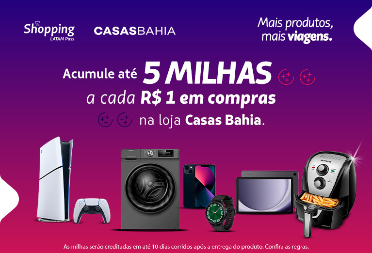 Ganhe até 5x1 - Casas Bahia